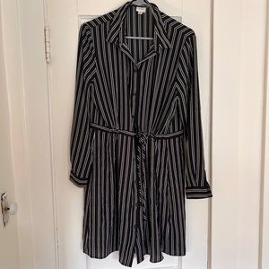 Jacqueline de Young Shirt Dress with draw string waist